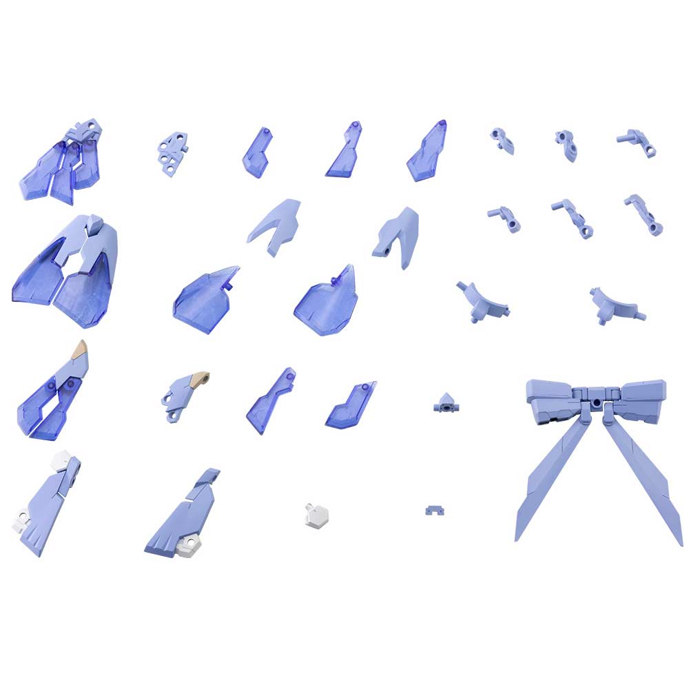 (PO) M.S.G Modeling Support Goods Mecha Supply 33 Expansion Armor Type E Dress Ver. Light Blue Image_2