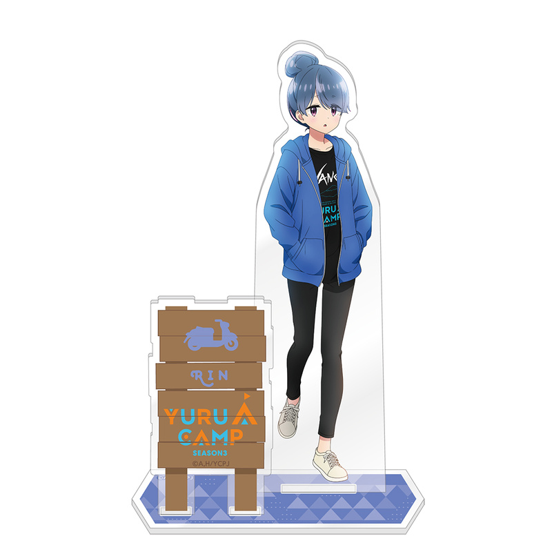 (PO) Yurucamp Season 3 Original Illustration Acrylic Stand Shima Rin Image_1