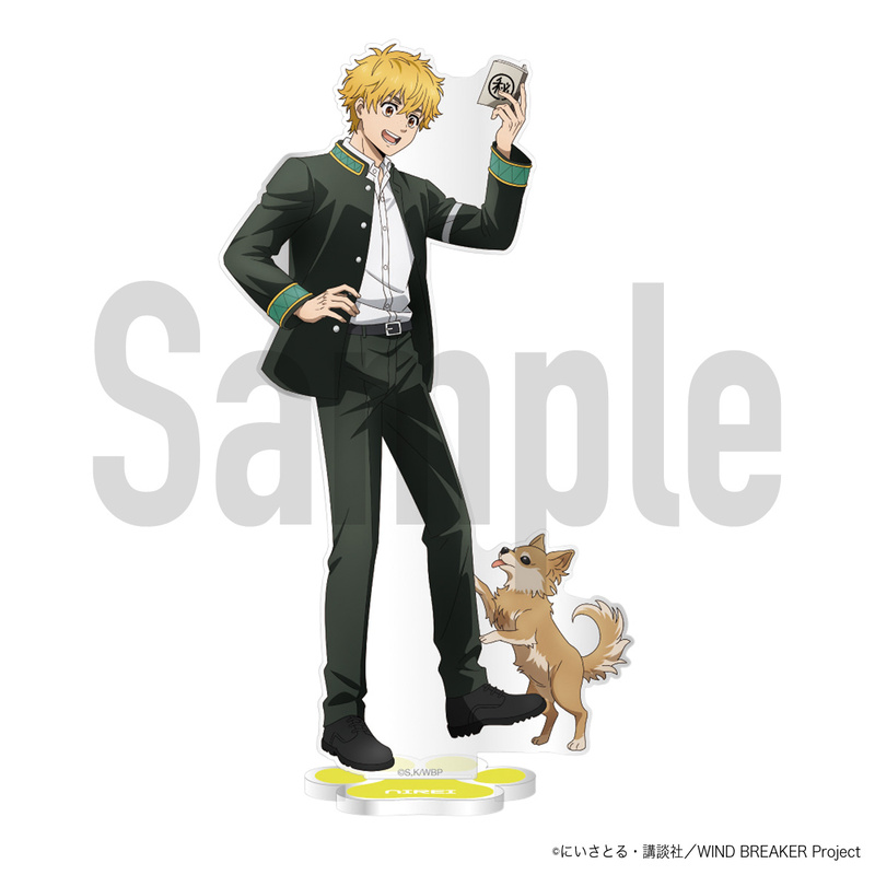 (PO) Wind Breaker Acrylic Stand Original Illustration Ver. Nirei Image_1