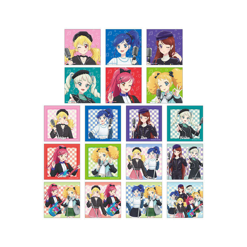 (PO) Aikatsu! 10th Story -Starway to the Future- Original Illustration Casual Rock Ver. Trading Square Bromide [BOX] Image_2