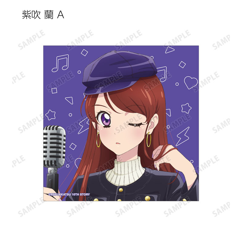 (PO) Aikatsu! 10th Story -Starway to the Future- Original Illustration Casual Rock Ver. Trading Square Bromide [BOX] Image_5