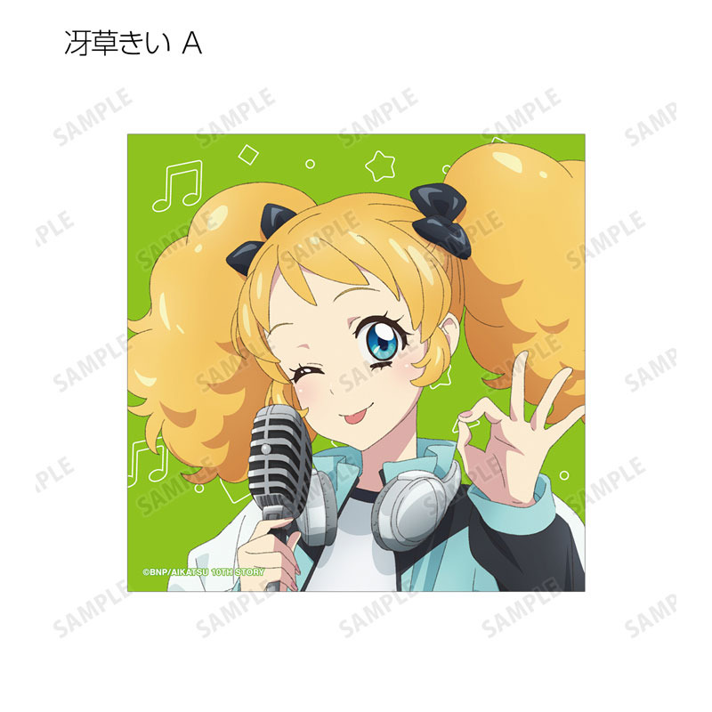 (PO) Aikatsu! 10th Story -Starway to the Future- Original Illustration Casual Rock Ver. Trading Square Bromide [BOX] Image_8