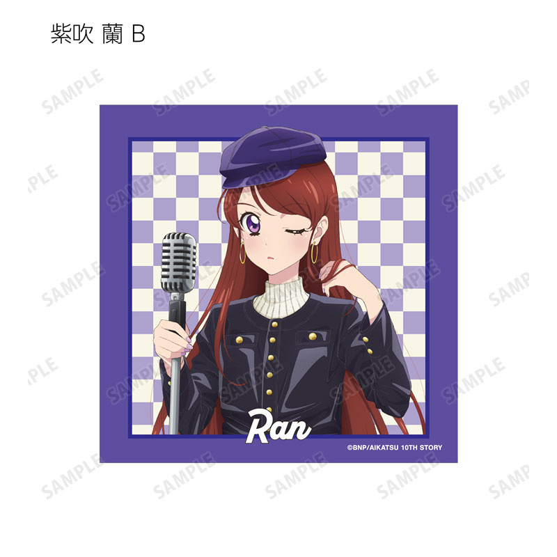 (PO) Aikatsu! 10th Story -Starway to the Future- Original Illustration Casual Rock Ver. Trading Square Bromide [BOX] Image_11