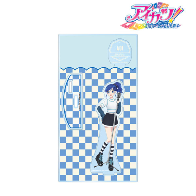 (PO) Aikatsu! 10th Story -Starway to the Future- Original Illustration Kiriya Aoi Casual Rock Ver. Big Acrylic Stand with Parts Image_1