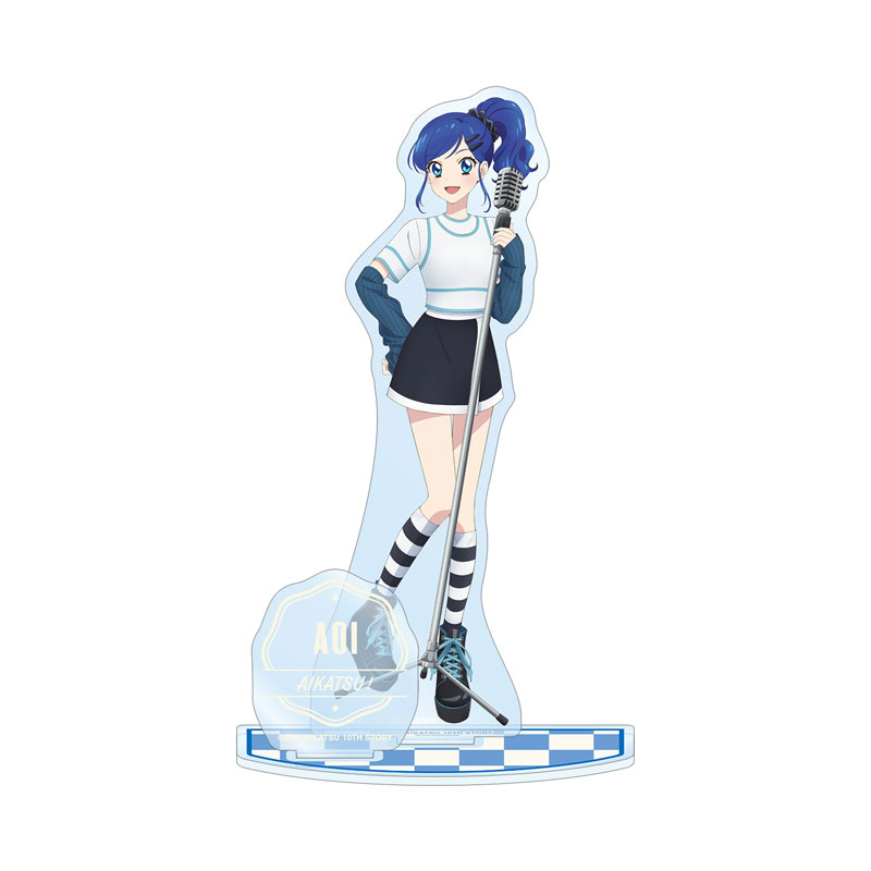 (PO) Aikatsu! 10th Story -Starway to the Future- Original Illustration Kiriya Aoi Casual Rock Ver. Big Acrylic Stand with Parts Image_3