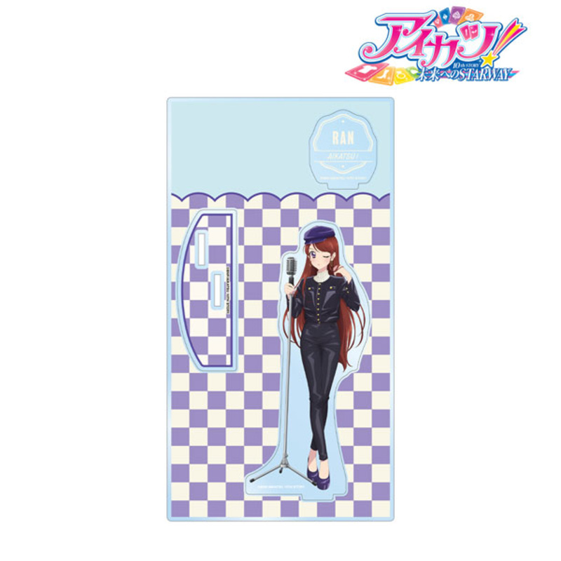(PO) Aikatsu! 10th Story -Starway to the Future- Original Illustration Shibuki Ran Casual Rock Ver. Big Acrylic Stand with Parts Image_1