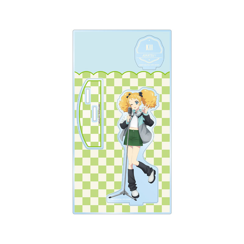 (PO) Aikatsu! 10th Story -Starway to the Future- Original Illustration Saegusa Kii Casual Rock Ver. Big Acrylic Stand with Parts Image_2
