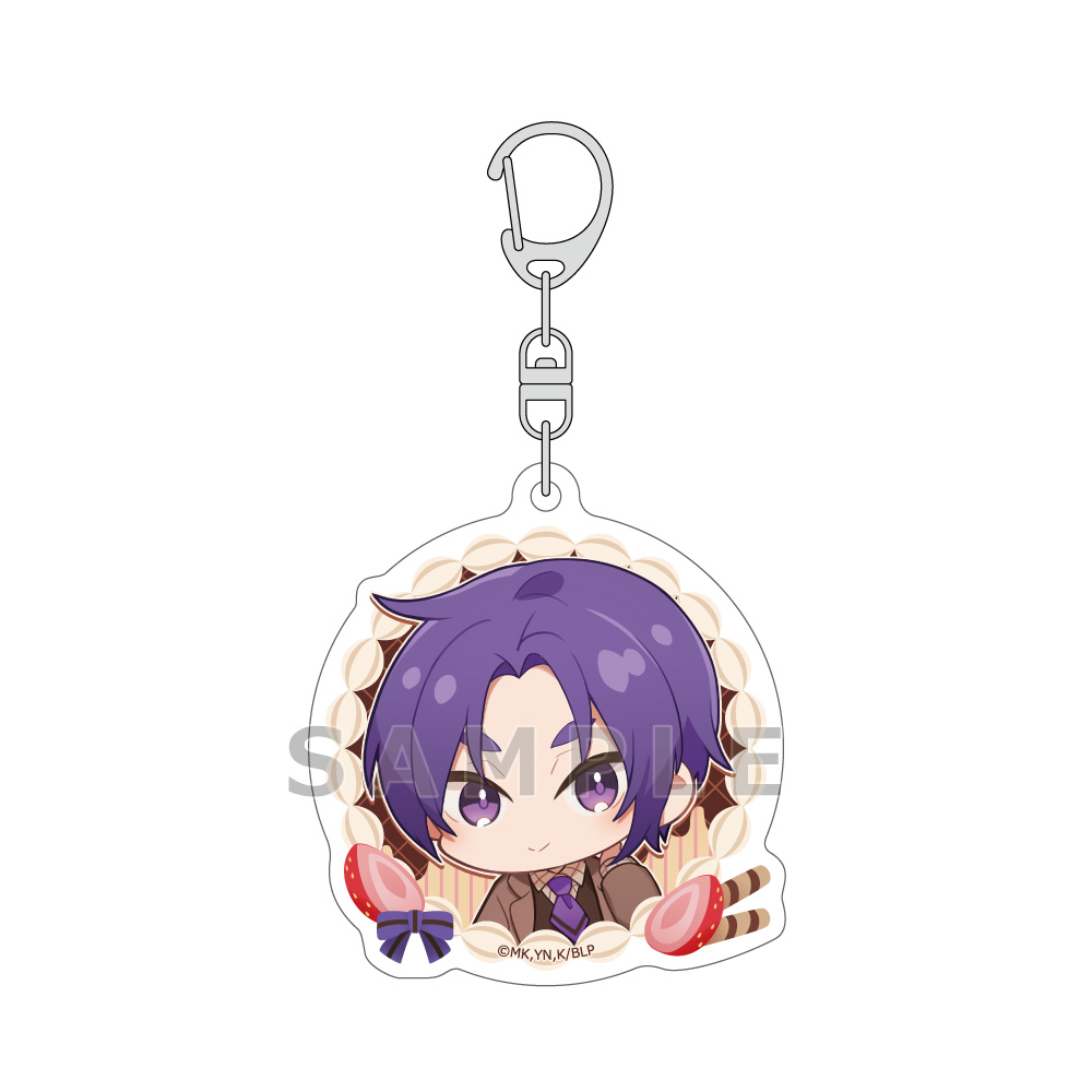 (PO) Blue Lock Acrylic Key Chain Mikage Reo / Chocolate Outfit Image_1