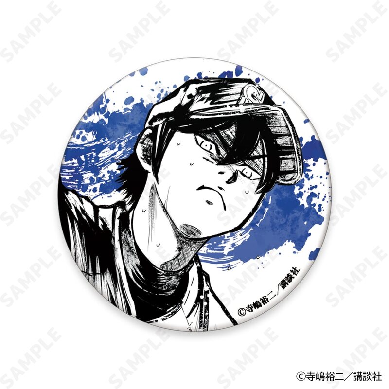 (PO) Ace of Diamond act II Sumie Style Collection Vol. 2 Trading Japanese Paper Can Badge [BOX] Image_6