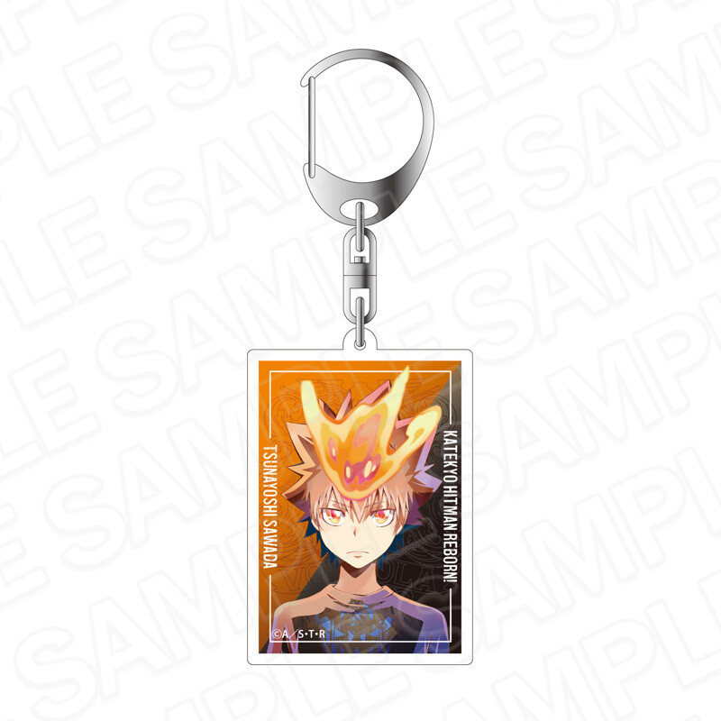 (PO) Reborn! Acrylic Key Chain Pale Tone Series Sawada Tsunayoshi Vongola Ver. Image_1