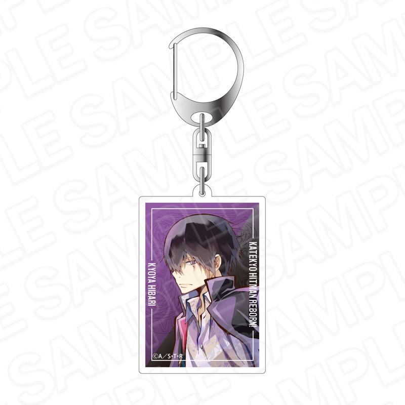 (PO) Reborn! Acrylic Key Chain Pale Tone Series Hibari Kyoya Vongola Ver. Image_1