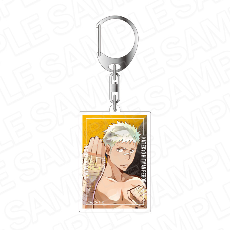 (PO) Reborn! Acrylic Key Chain Pale Tone Series Sasagawa Ryohei Vongola Ver. Image_1