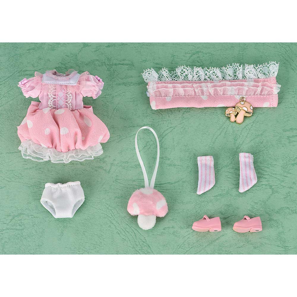 (PO) Nendoroid Doll Outfit Set: Mushroom - Girl (Pink) Image_3