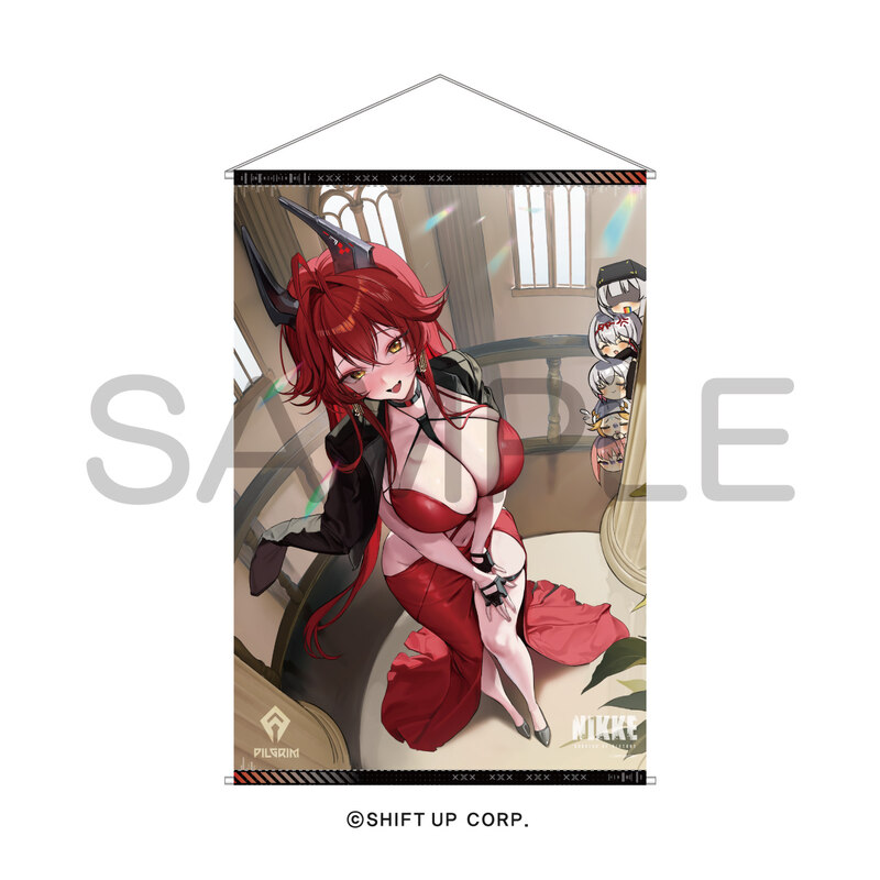 (PO) Goddess of Victory: Nikke B2 Tapestry Red Hood: Nonsense Red Image_1