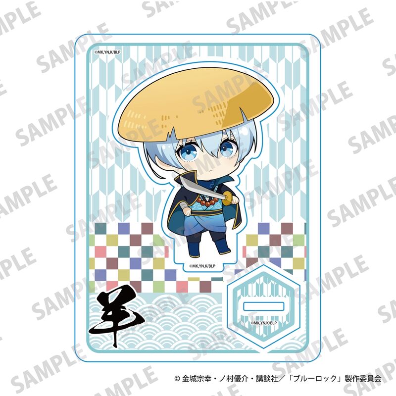 (PO) Blue Lock Mini Chara Acrylic Stand Furaibo Ver. Hiori Yo Image_1