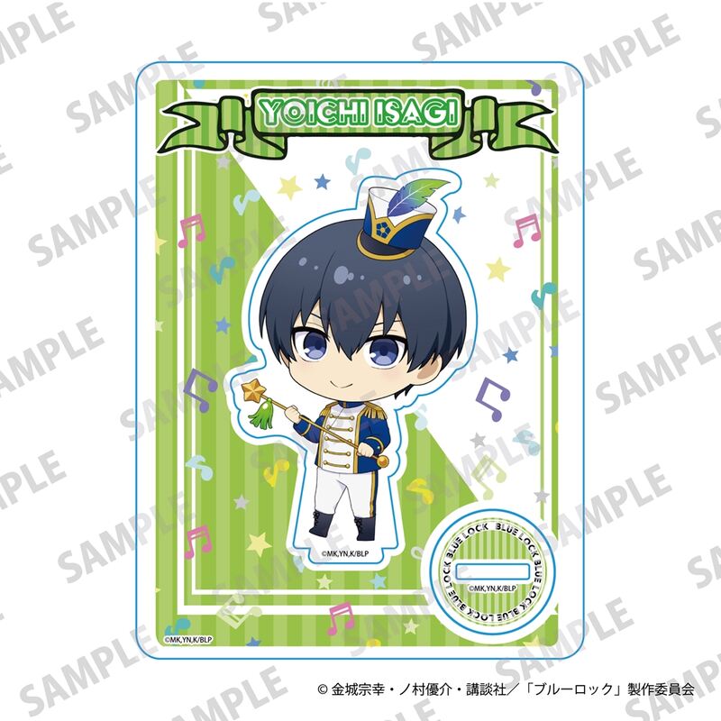 (PO) Blue Lock Mini Chara Acrylic Stand Marching Band Ver. Isagi Yoichi Image_1