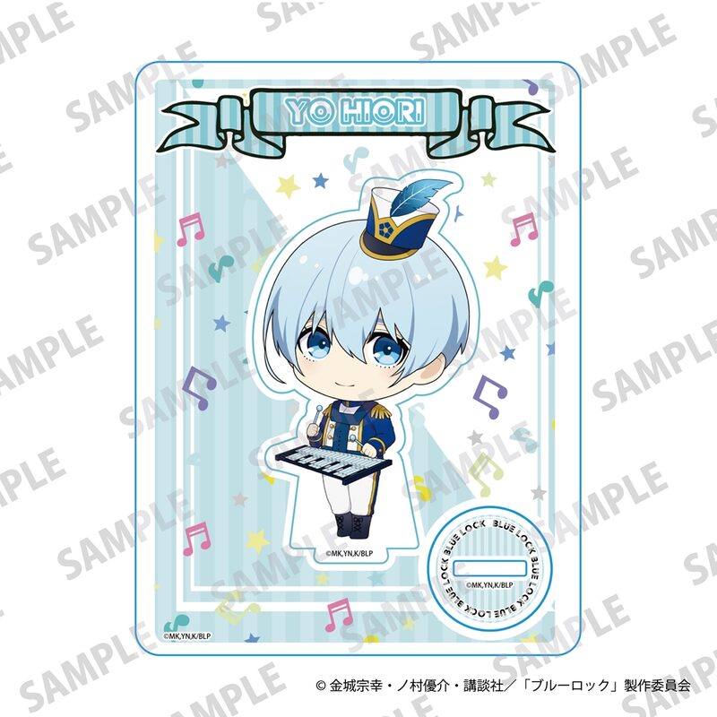 (PO) Blue Lock Mini Chara Acrylic Stand Marching Band Ver. Hiori Yo Image_1