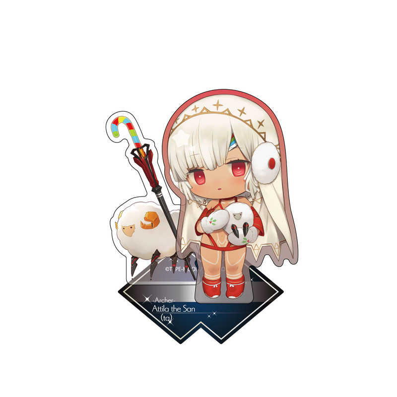 (PO) Fate/Grand Order CharaToria Acrylic Stand Archer / Attila the San(ta) Image_1