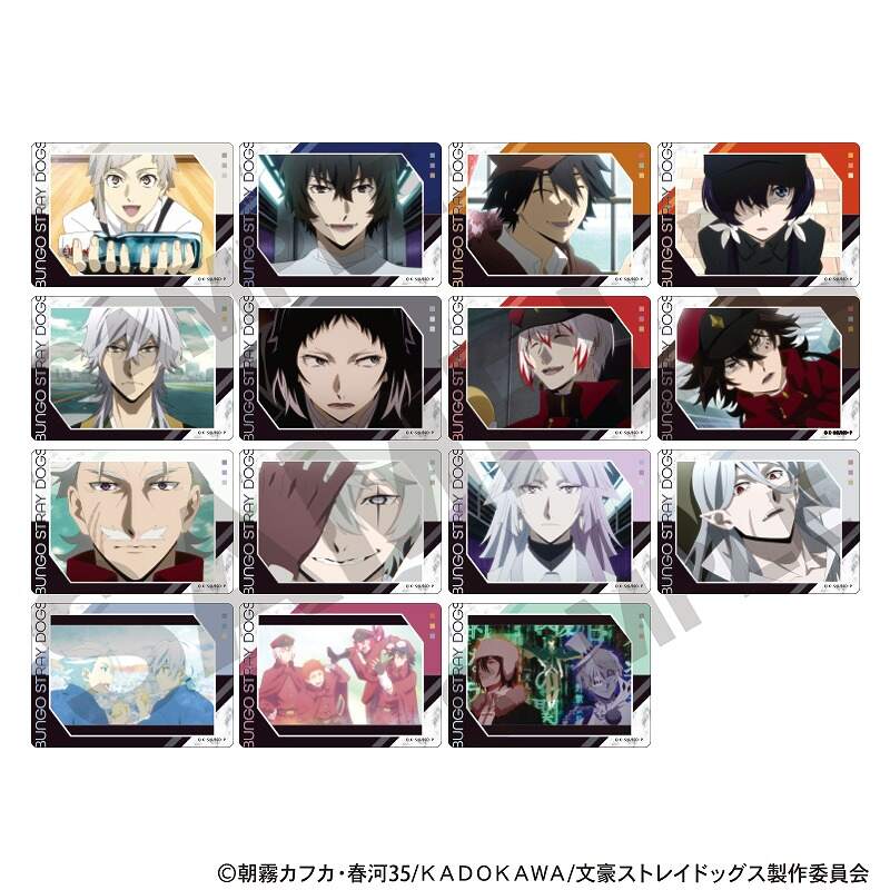(PO) Bungo Stray Dogs Trading Favorite Card [BOX] Image_3