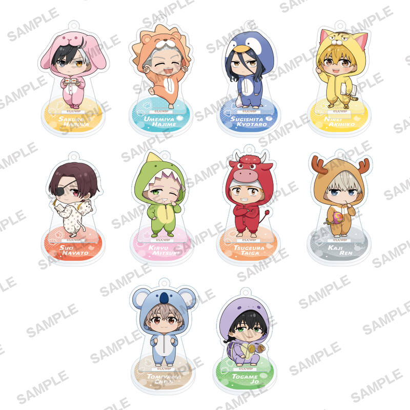 (PO) Wind Breaker Chibi Acrylic Stand Collection Pajamas Party Ver. [BOX] Image_1