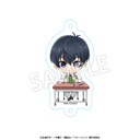 (PO) Blue Lock Acrylic Key Chain Mini Character School Uniform Ver. Isagi Yoichi Image_1