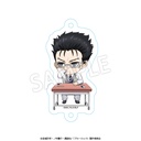 (PO) Blue Lock Acrylic Key Chain Mini Character School Uniform Ver. Tsurugi Zantetsu Image_1