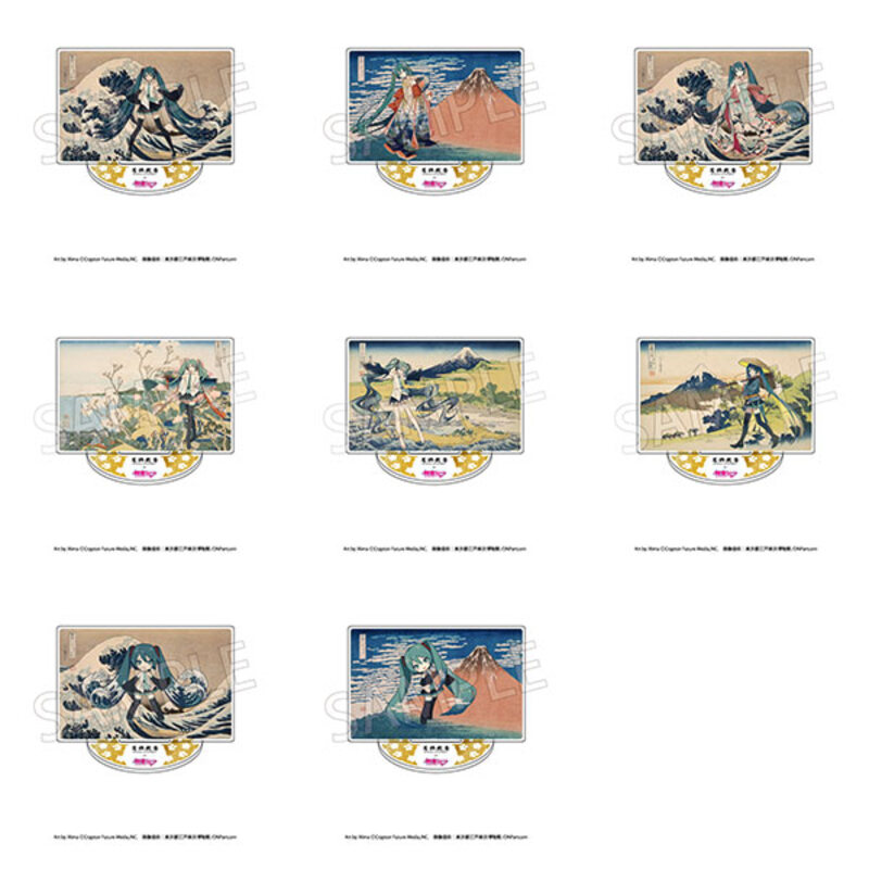 (PO) Hokusai Katsushika x Hatsune Miku Acrylic Stand [BOX] Image_1