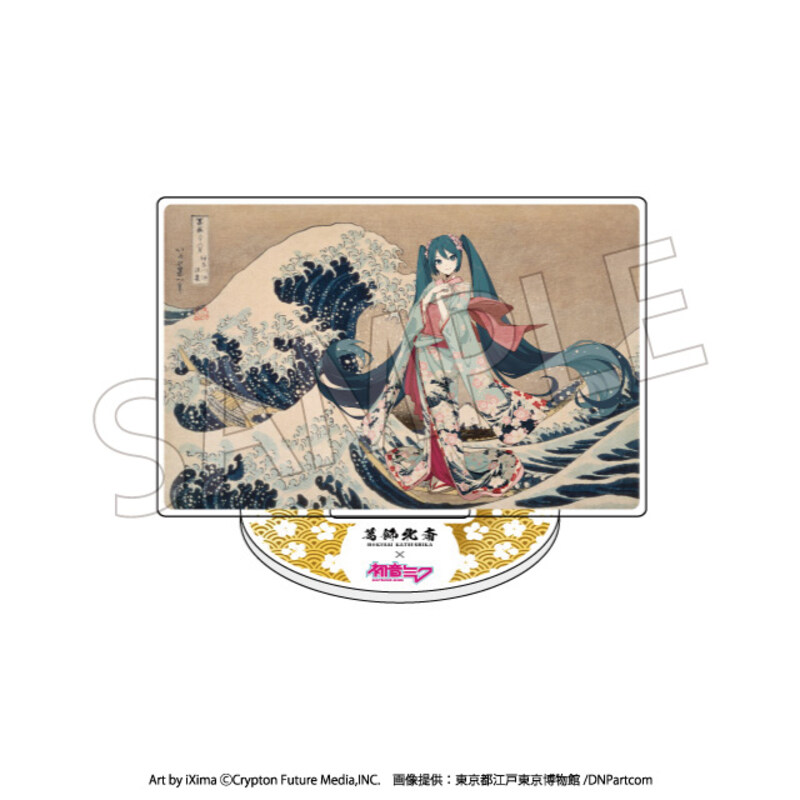(PO) Hokusai Katsushika x Hatsune Miku Acrylic Stand [BOX] Image_4