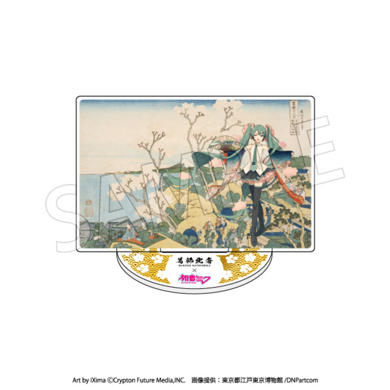 (PO) Hokusai Katsushika x Hatsune Miku Acrylic Stand [BOX] Image_5