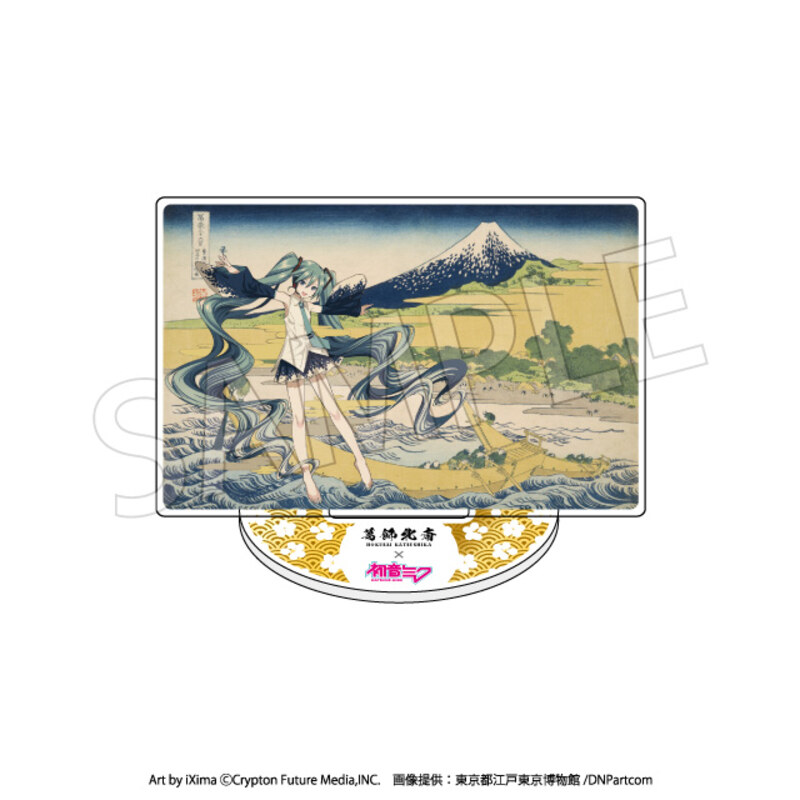 (PO) Hokusai Katsushika x Hatsune Miku Acrylic Stand [BOX] Image_6