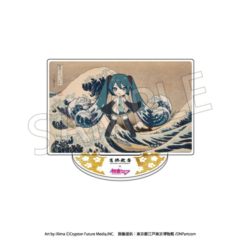 (PO) Hokusai Katsushika x Hatsune Miku Acrylic Stand [BOX] Image_8