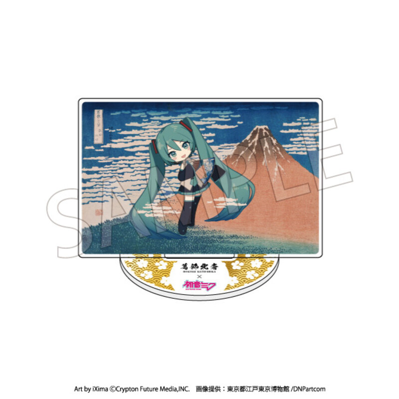 (PO) Hokusai Katsushika x Hatsune Miku Acrylic Stand [BOX] Image_9