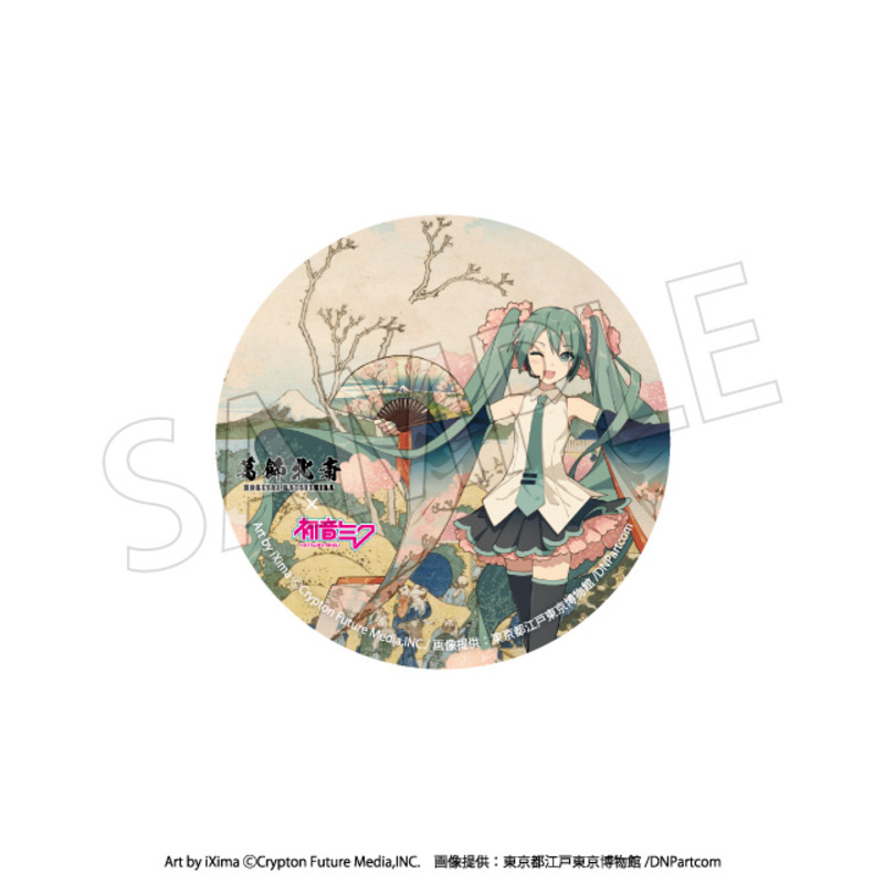(PO) Hokusai Katsushika x Hatsune Miku Can Badge [BOX] Image_5