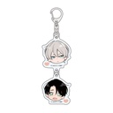 (PO) Linked Acrylic Key Chain Nii Inuoka Works 01 Point of No Return (Official Illustration) Image_1