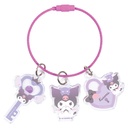 (PO) Sanrio Characters Angel Wire Key Ring Kuromi Image_1