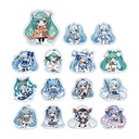 (PO) SNOW MIKU 2024 Trading Snow Miku Art by Binchou Maguro Acrylic Sticker [BOX] Image_1
