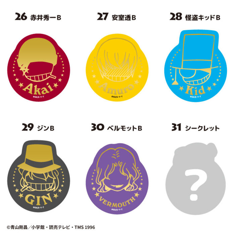(PO) Detective Conan Party Time Die-cut Clear Sticker [BOX] Image_7