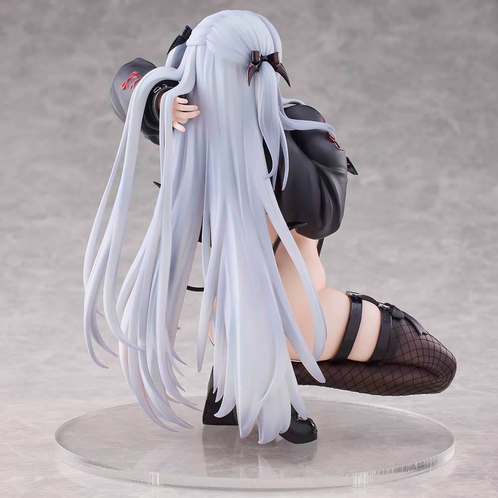 (PO) White Hair Hoodie Succubus Image_14