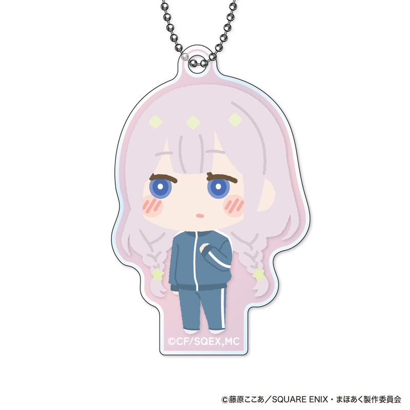 (PO) The Magical Girl and the Evil Lieutenant Used to Be Archenemies Mofumofu Acrylic Key Chain [BOX] Image_5