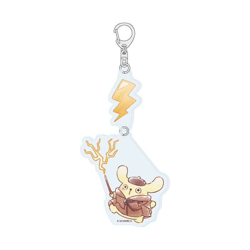 (PO) Linked Acrylic Key Chain Sanrio Characters 03 Pom Pom Purin (Graff Art Illustration) Image_1