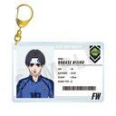 (PO) Blue Lock Nanase Nijiro Player Card Style Big Acrylic Key Chain Image_2