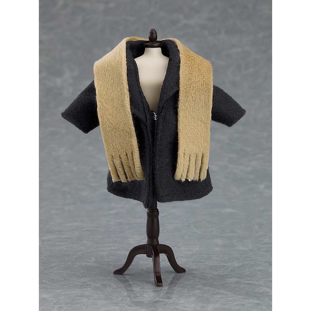 (PO) Nendoroid Doll Coat & Scarf (Black) Image_3