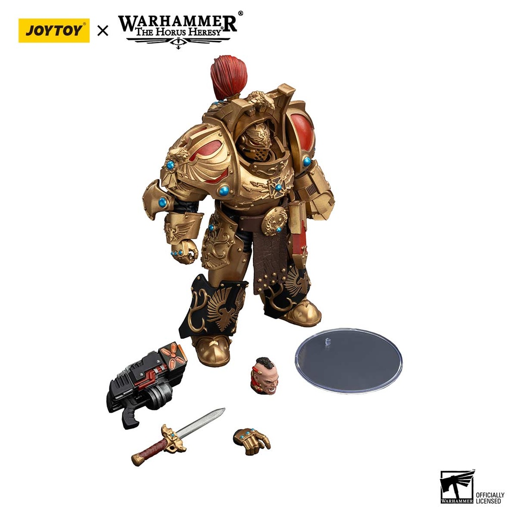 (PO) Joytoy Warhammer 40k - Legio Custodes Aquilon Terminator Squad Aquilon with twin-linked Adrathic Destructor Image_5