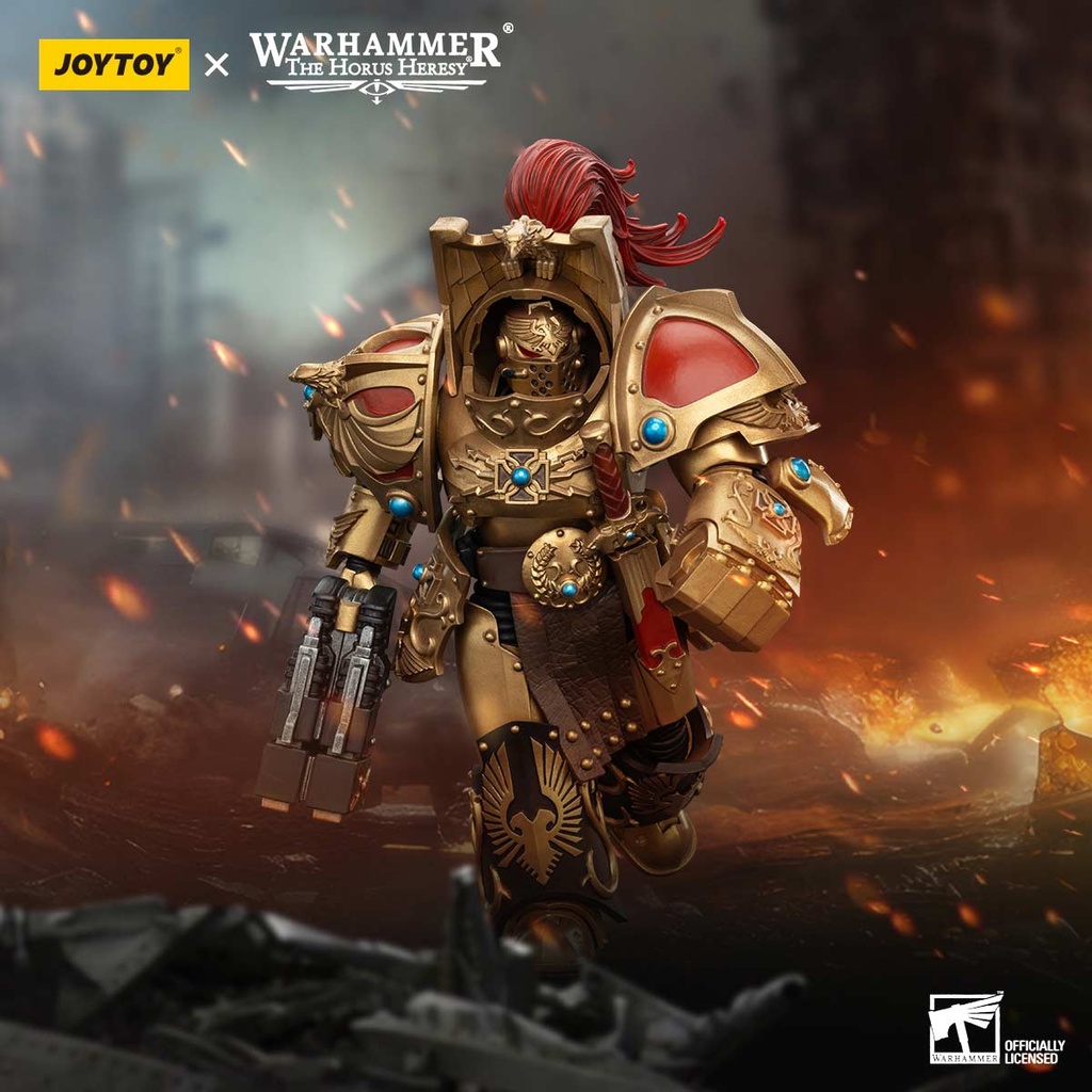 (PO) Joytoy Warhammer 40k - Legio Custodes Aquilon Terminator Squad Aquilon with twin-linked Adrathic Destructor Image_6