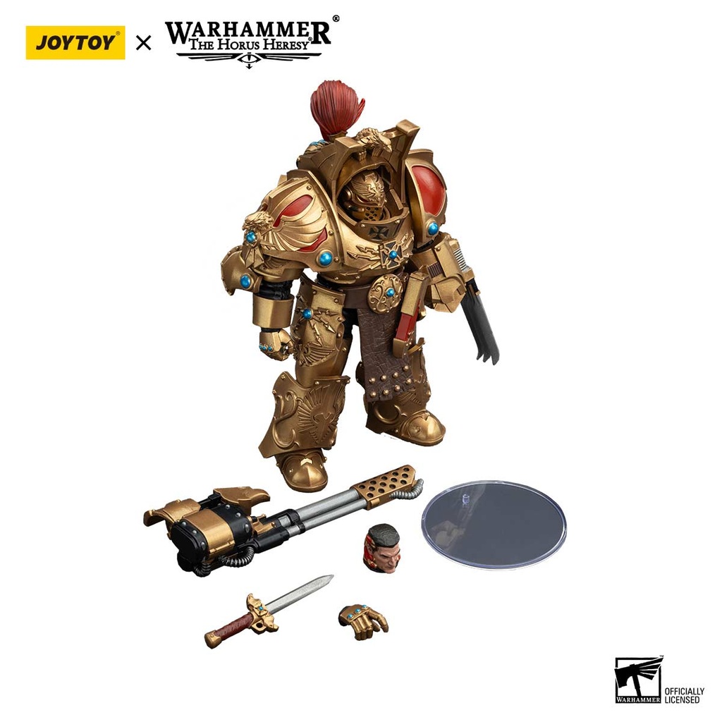 (PO) Joytoy Warhammer 40k - Legio Custodes Aquilon Terminator Squad Aquilon with Infernus Firepike Image_5