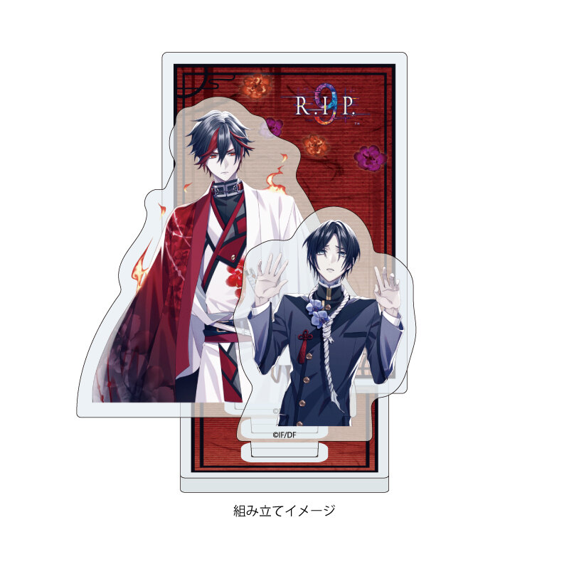 (PO) Acrylic Stand Plate 9 R.I.P. 01 Kureha & Hibiki (Official Illustration) Image_2