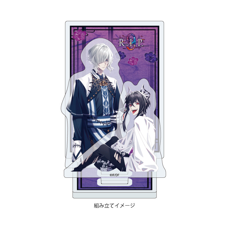 (PO) Acrylic Stand Plate 9 R.I.P. 03 Minami & Seiya (Official Illustration) Image_2