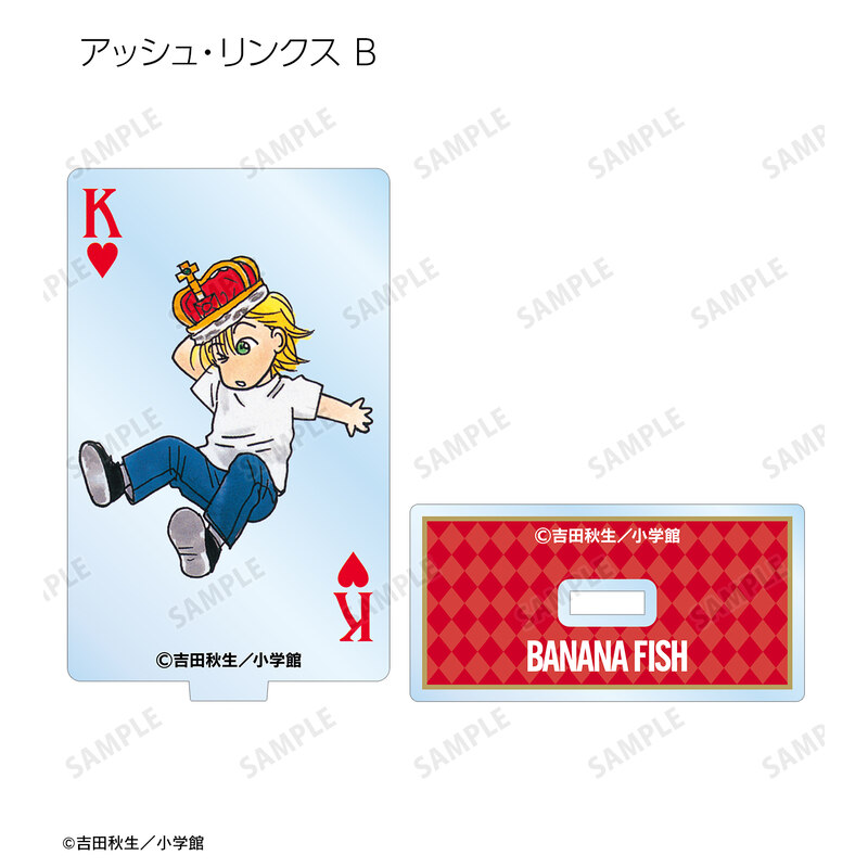(PO) Banana Fish Trading Chibi Chara Playing Card Style Acrylic Stand [BOX] Image_4