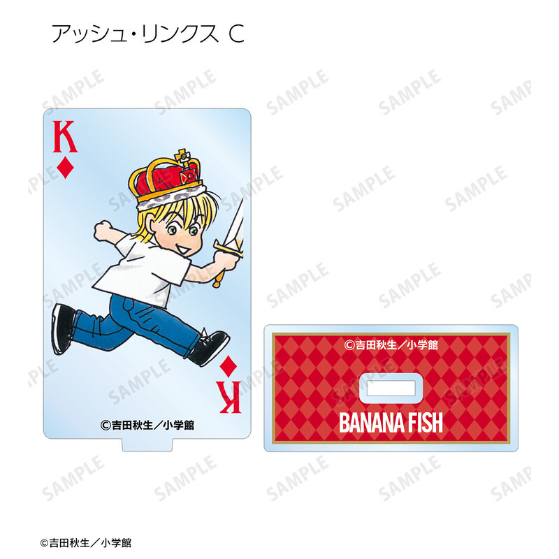 (PO) Banana Fish Trading Chibi Chara Playing Card Style Acrylic Stand [BOX] Image_5