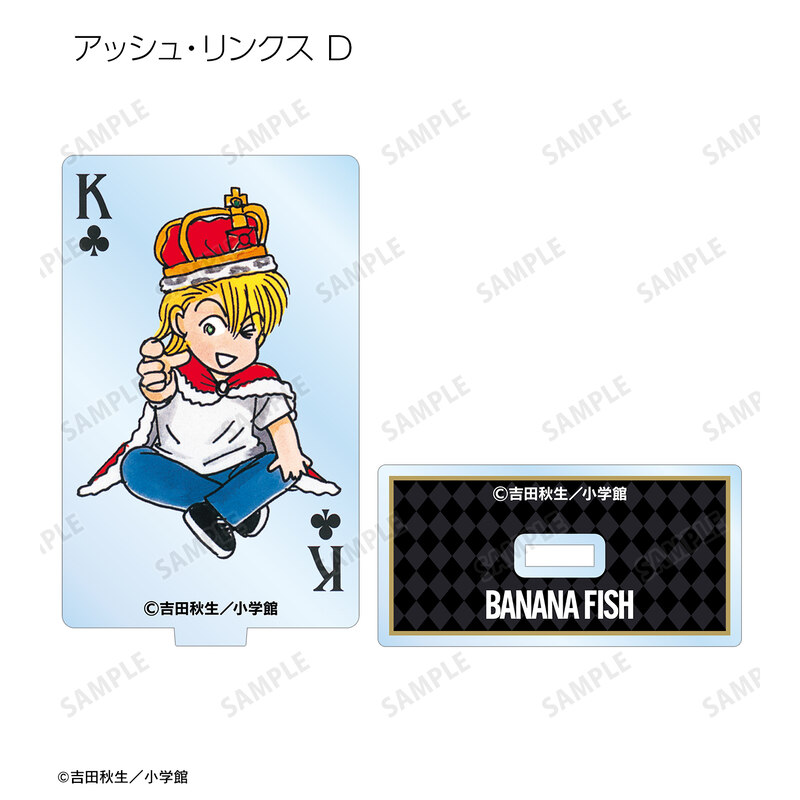 (PO) Banana Fish Trading Chibi Chara Playing Card Style Acrylic Stand [BOX] Image_6